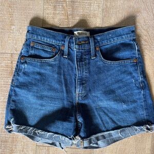 Madewell Classic Blue Jean Shorts